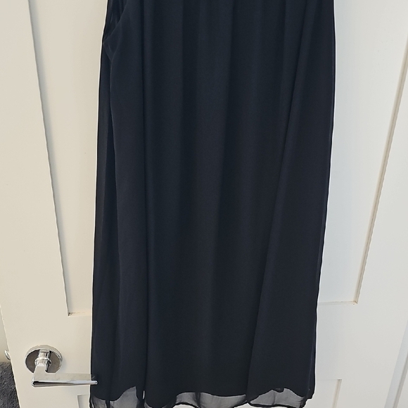R&M Richards Black Midi Dress Size M - Picture 4 of 9